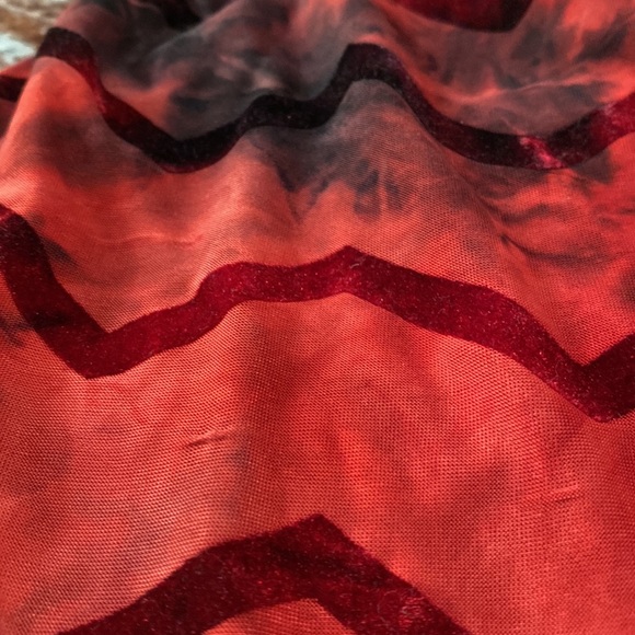 Velvet chevron striped blouse - Picture 5 of 5
